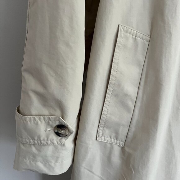 Topshop mid-length trench coat, ecru, S XS WORN ONCE - Picture 8 of 11